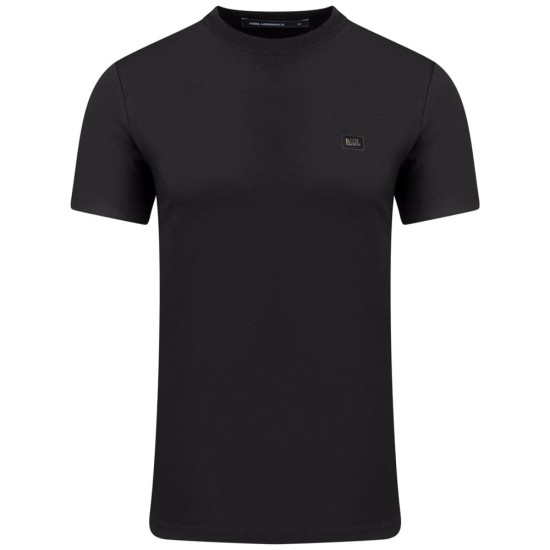 Karl Lagerfeld Μαύρο T-shirt C Neck - 755052 562235