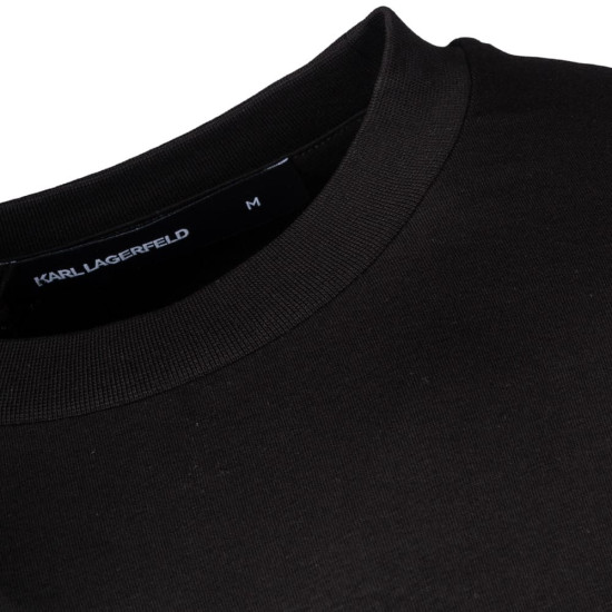 Karl Lagerfeld Μαύρο T-shirt C Neck - 755052 562235