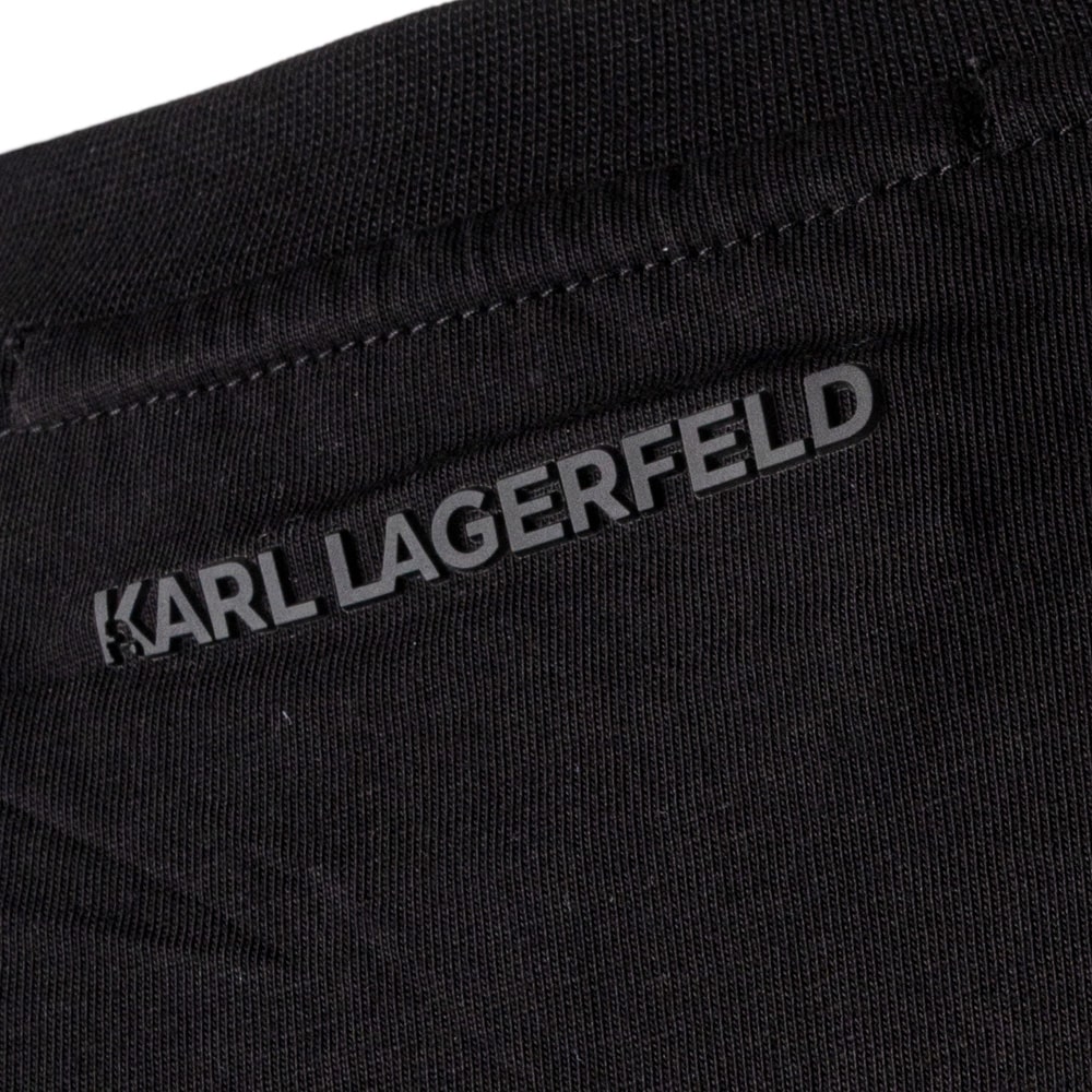 Karl Lagerfeld Μαύρο  T-shirt C Neck  - 755053 552221