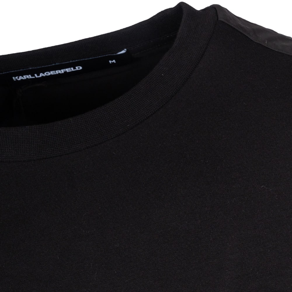 Karl Lagerfeld Μαύρο  T-shirt C Neck  - 755053 552221