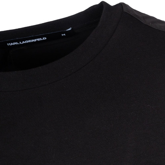 Karl Lagerfeld Μαύρο  T-shirt C Neck  - 755053 552221