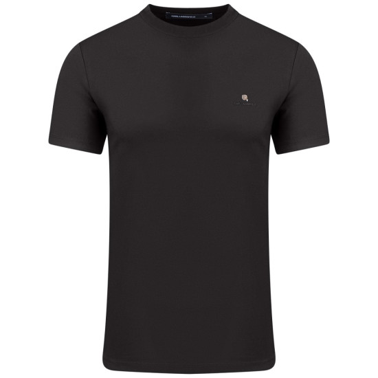 Karl Lagerfeld Μαύρο T-shirt C Neck - 755053 554235