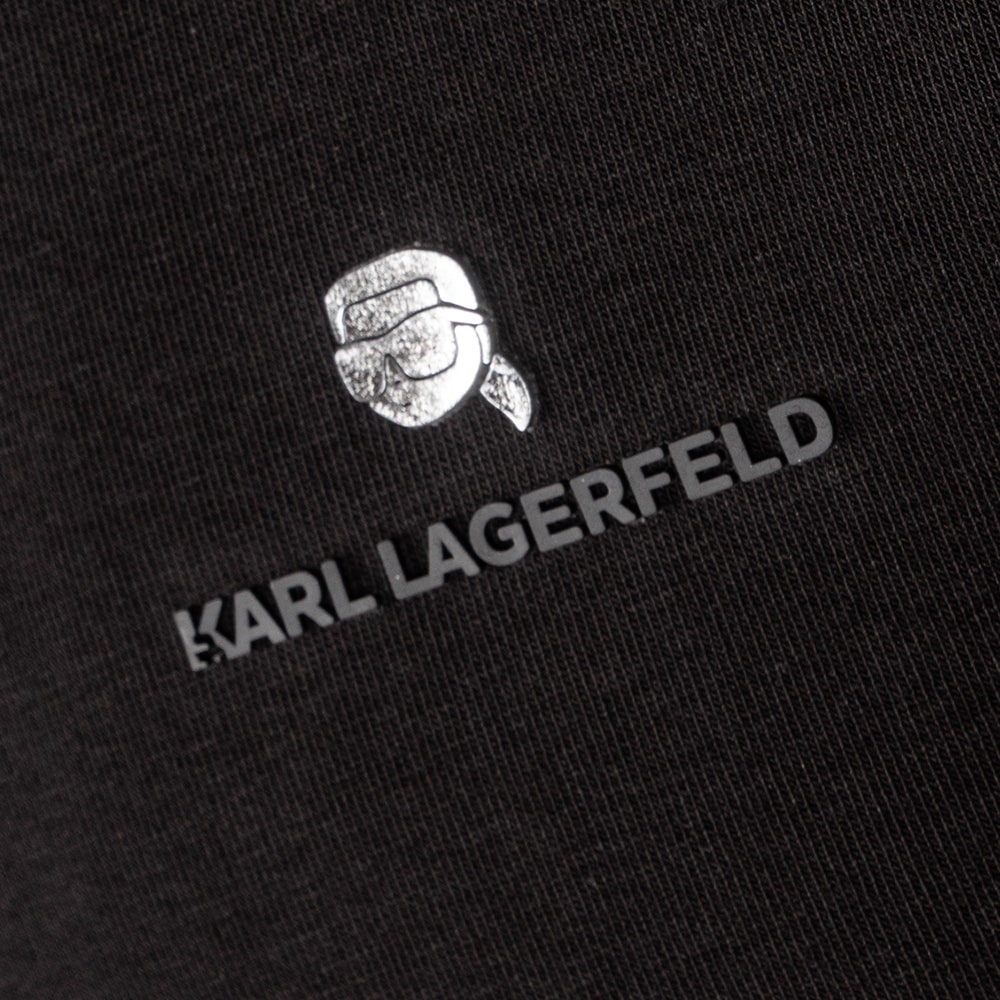 Karl Lagerfeld Μαύρο T-shirt C Neck - 755053 554235