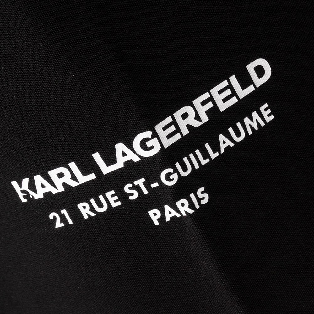 Karl Lagerfeld Μαύρο T-shirt C Neck - 755054 554235
