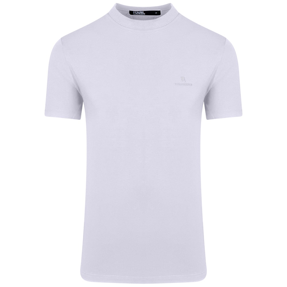 Karl Lagerfeld Λευκό T-shirt C Neck - 755054 561221