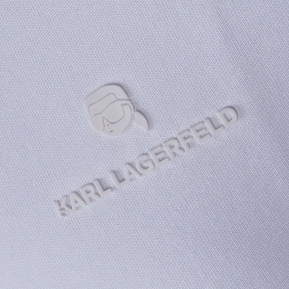 Karl Lagerfeld Λευκό T-shirt C Neck - 755054 561221