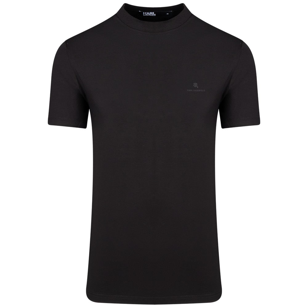 Karl Lagerfeld Μαύρο T-shirt C Neck - 755054 561221