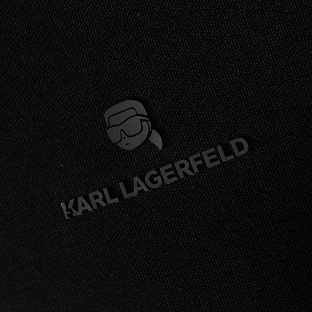 Karl Lagerfeld Μαύρο T-shirt C Neck - 755054 561221
