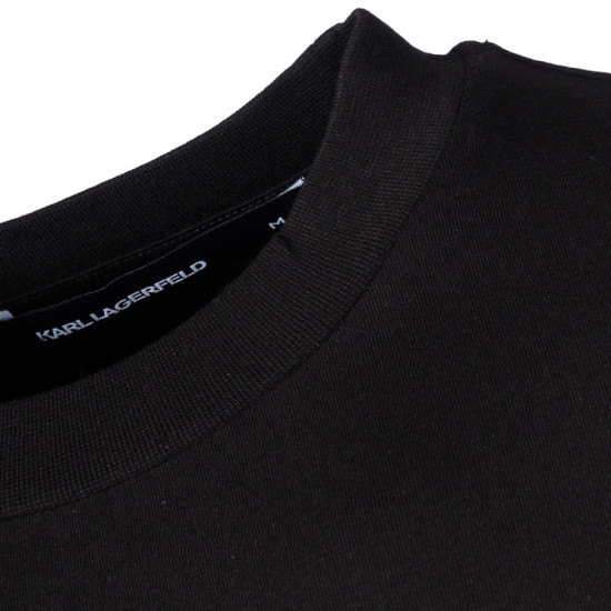 Karl Lagerfeld Μαύρο T-shirt C Neck - 755054 561221
