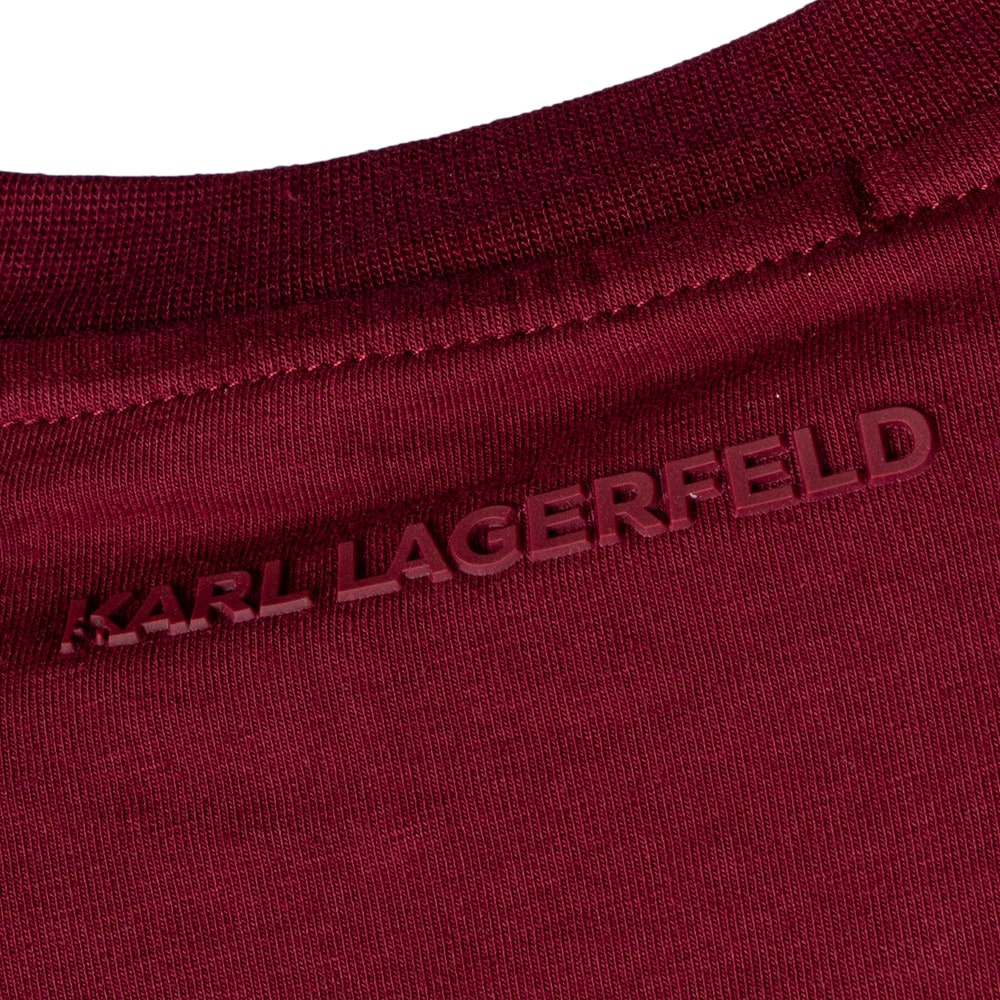 Karl Lagerfeld Μπορντό T-shirt - 755055 534221
