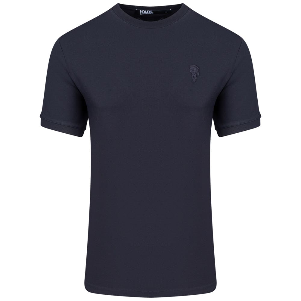 Karl Lagerfeld Μπλε T-shirt C Neck - 755055 542221