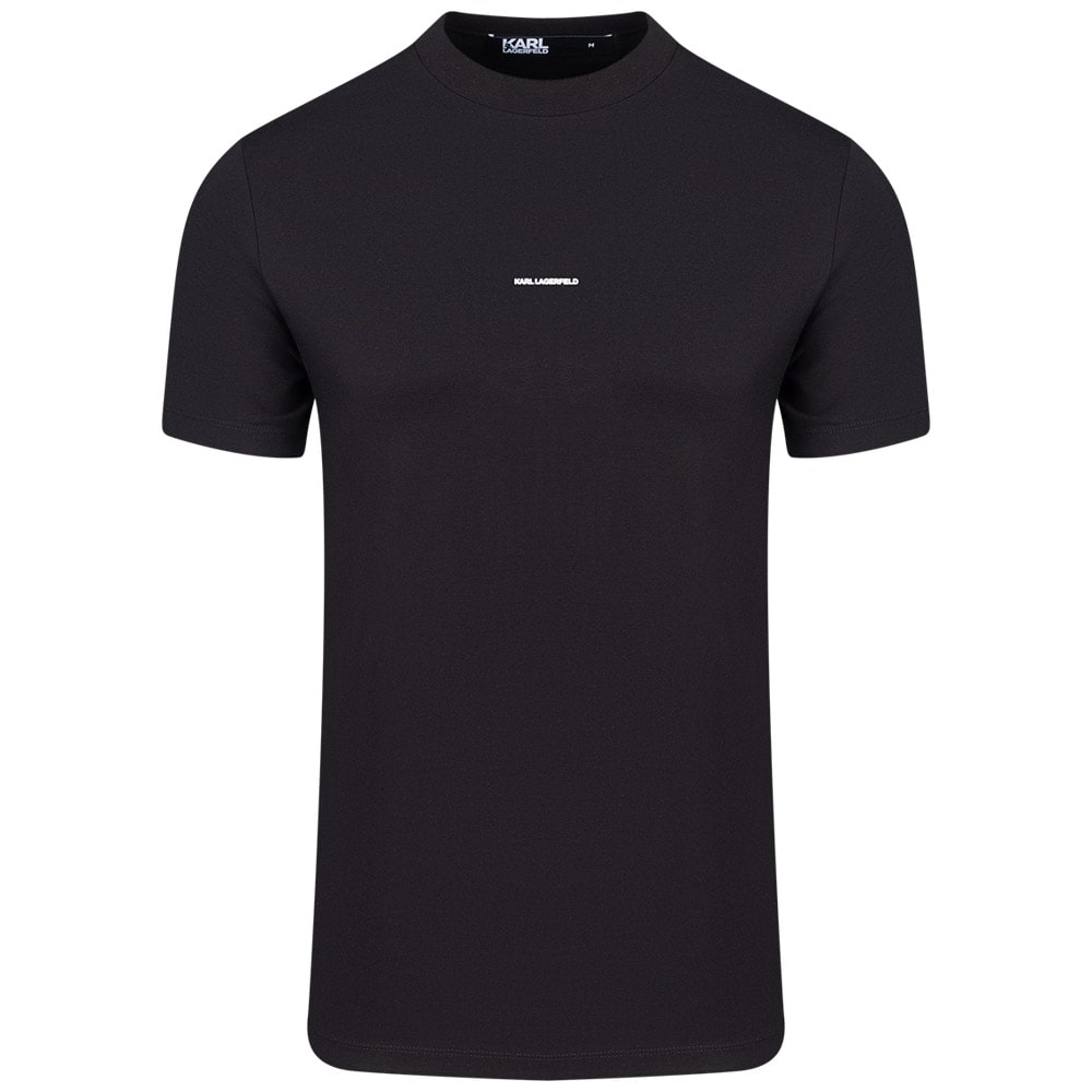 Karl Lagerfeld Μαύρο T-shirt C Neck - 755057 542221
