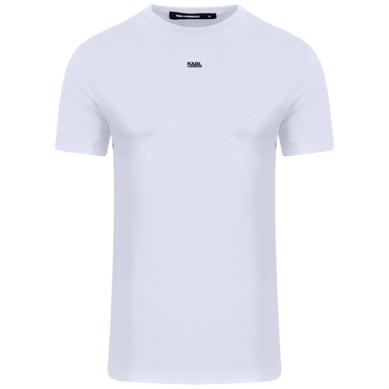 Karl Lagerfeld Λευκό T-shirt C Neck - 755058 552235