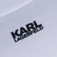 Karl Lagerfeld Λευκό T-shirt C Neck - 755058 552235