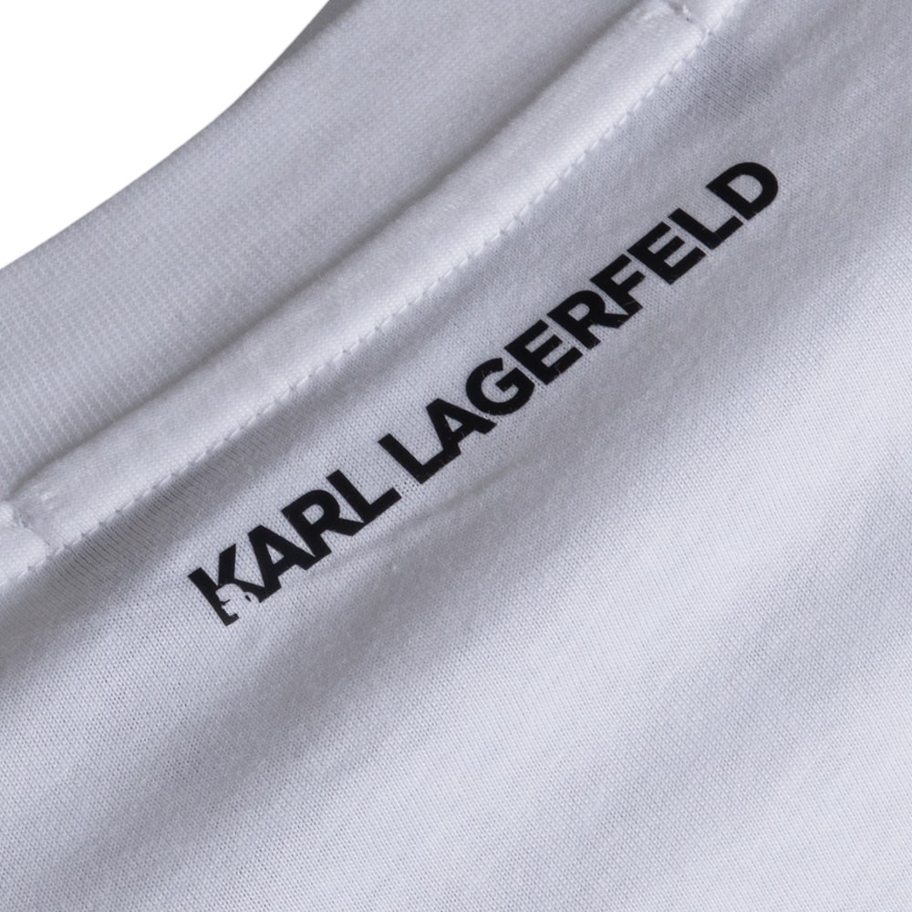 Karl Lagerfeld Λευκό  T-shirt C Neck - 755061 552241