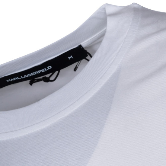 Karl Lagerfeld Λευκό  T-shirt C Neck - 755061 552241