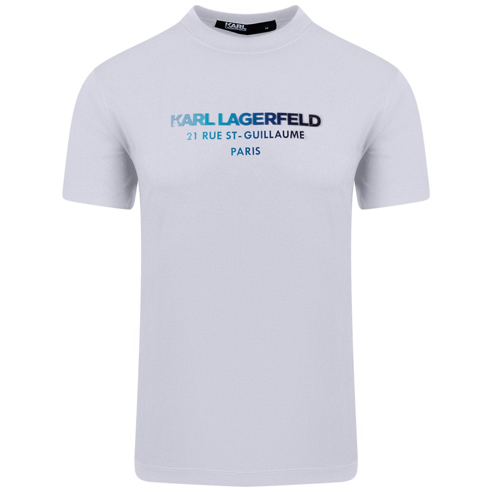 Karl Lagerfeld Λευκό T-shirt C Neck - 755062 542241