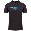 Karl Lagerfeld Μαύρο T-shirt C Neck - 755062 542241