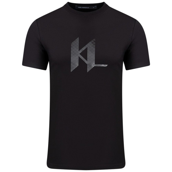 Karl Lagerfeld Μαύρο T-shirt C Neck - 755072 561252