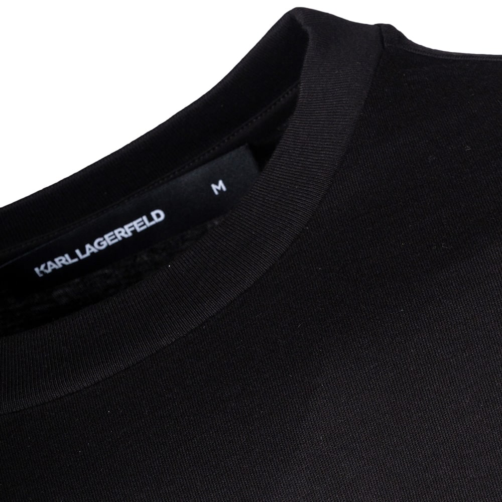 Karl Lagerfeld Μαύρο T-shirt C Neck - 755072 561252