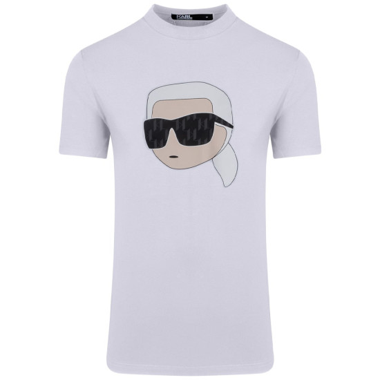 Karl Lagerfeld Λευκό T-shirt C Neck - 755073 552251