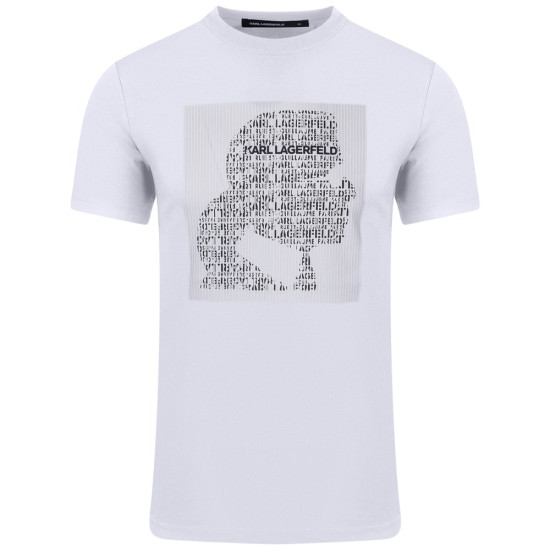 Karl Lagerfeld Λευκό T-shirt C Neck - 755075 561252