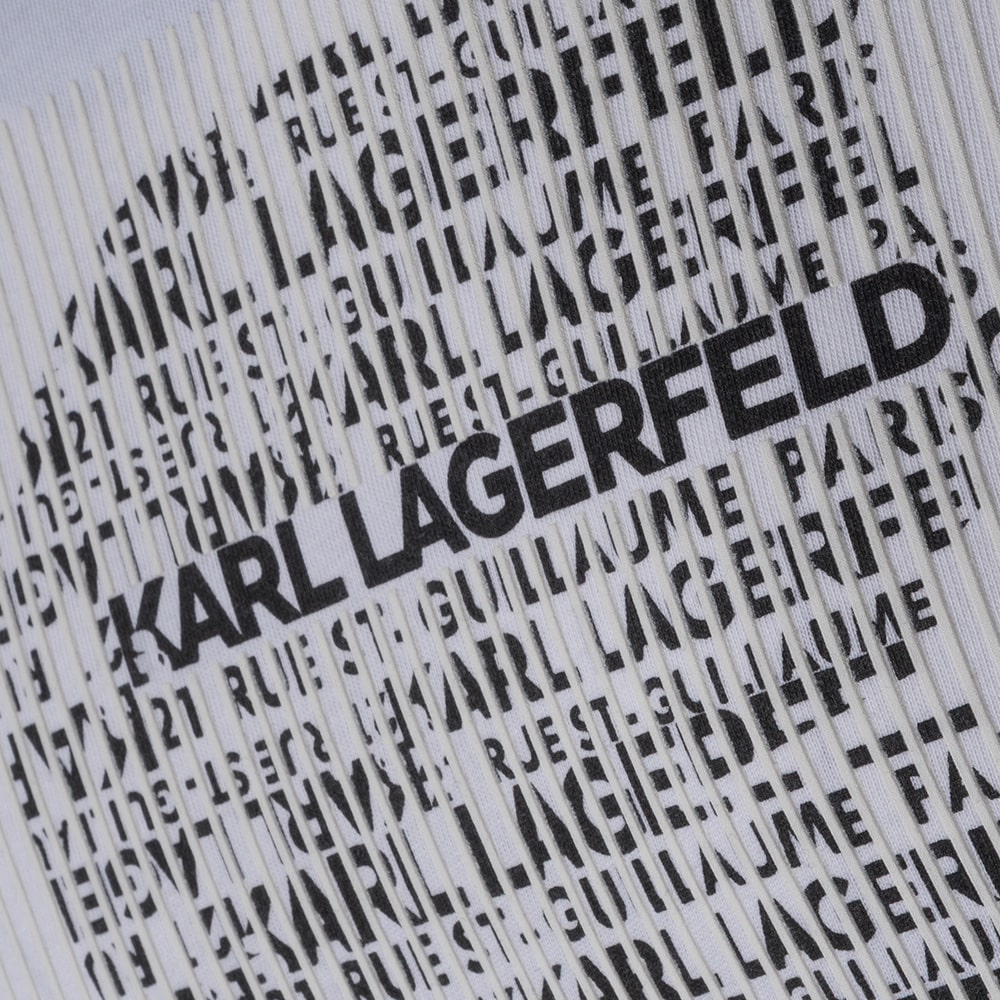 Karl Lagerfeld Λευκό T-shirt C Neck - 755075 561252