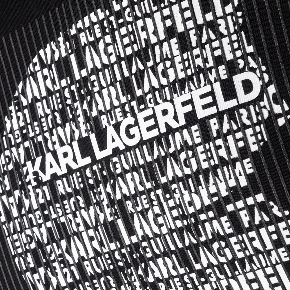 Karl Lagerfeld Μαύρο T-shirt C Neck - 755075 561252