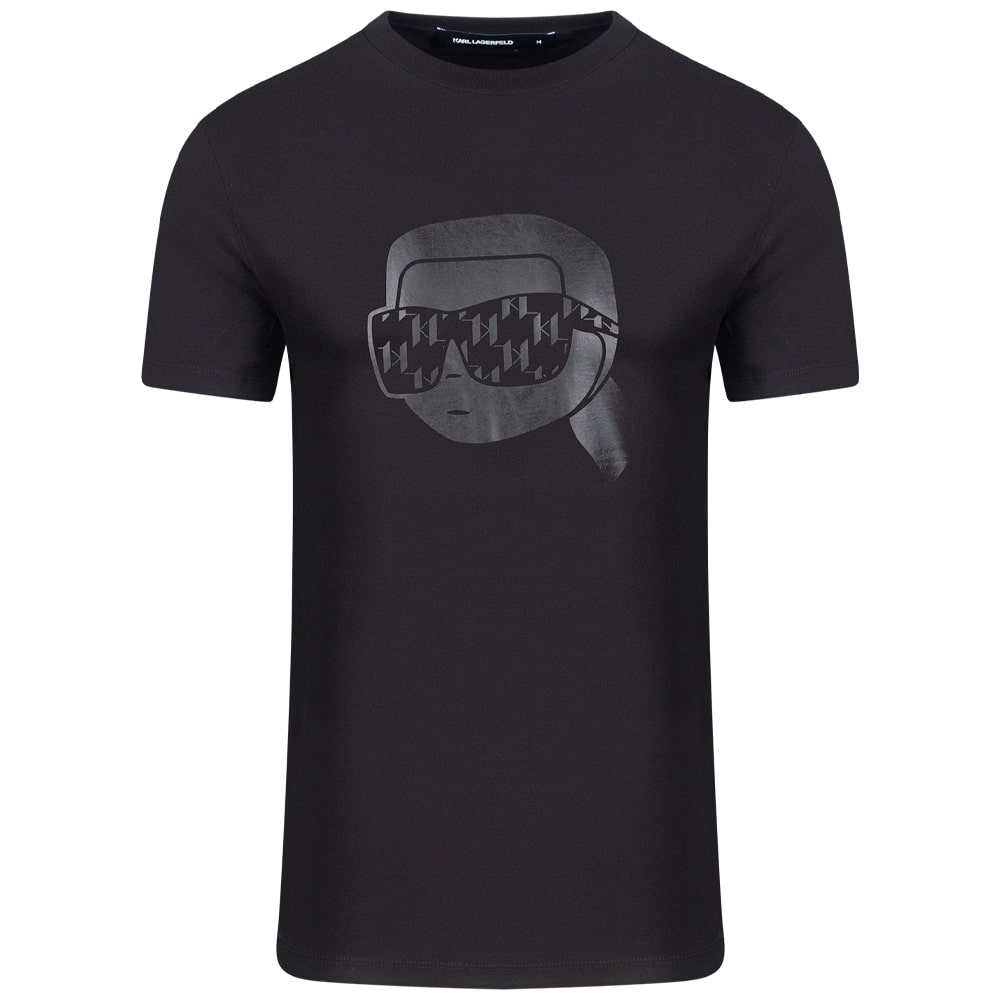 Karl Lagerfeld Μαύρο T-shirt C Neck - 755076 552251