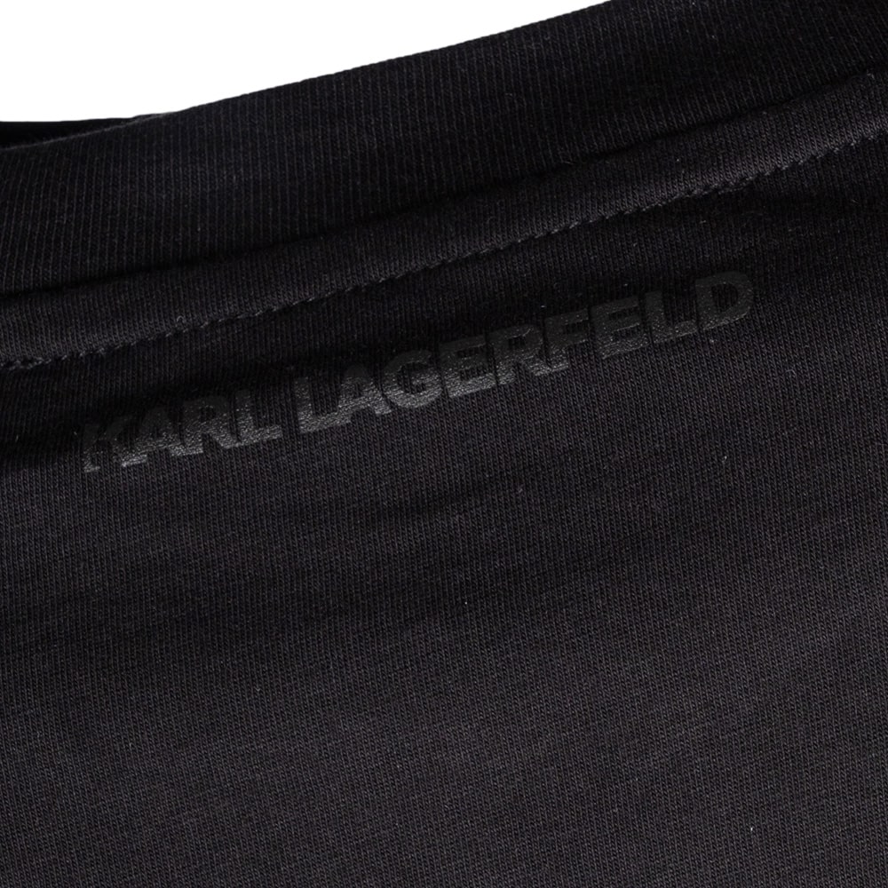 Karl Lagerfeld Μαύρο T-shirt C Neck - 755076 552251