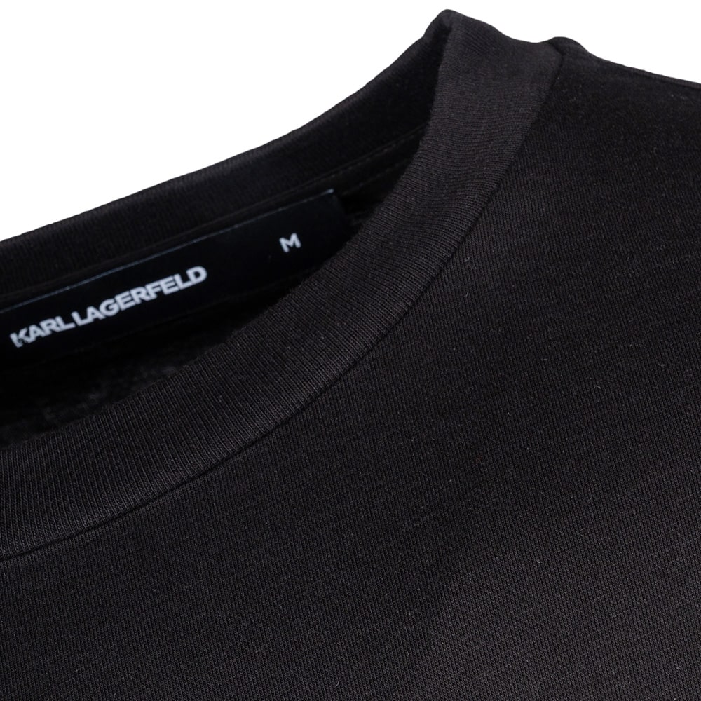 Karl Lagerfeld Μαύρο T-shirt C Neck - 755076 552251