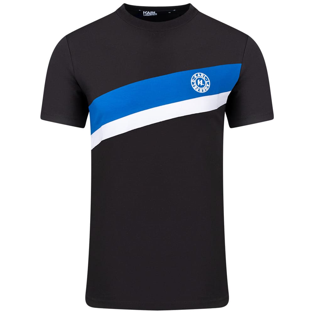 Karl Lagerfeld Μαύρο T-shirt C Neck - 755082 543221