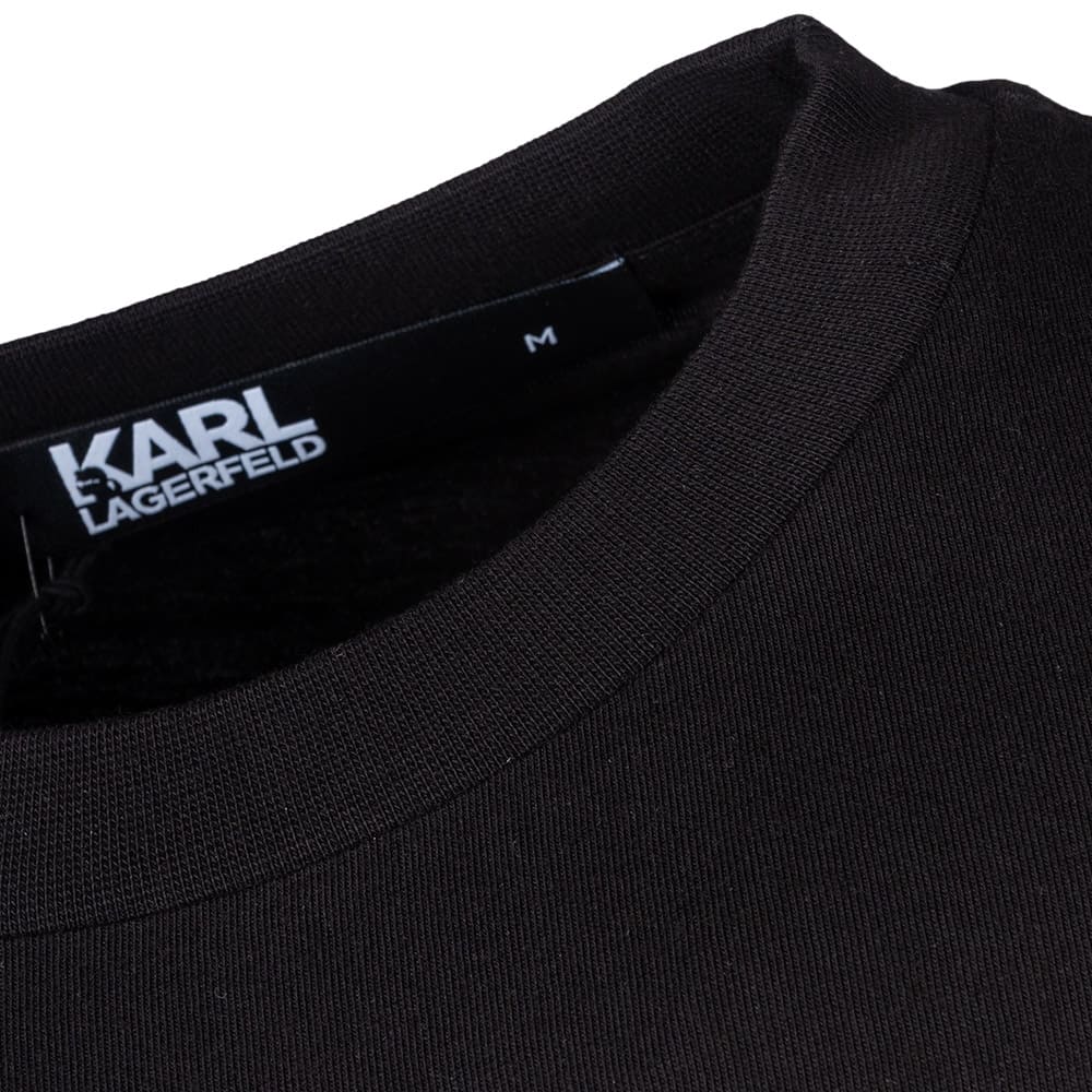 Karl Lagerfeld Μαύρο T-shirt C Neck - 755083 542225