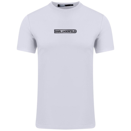 Karl Lagerfeld Λευκό T-shirt C Neck - 755085 543221