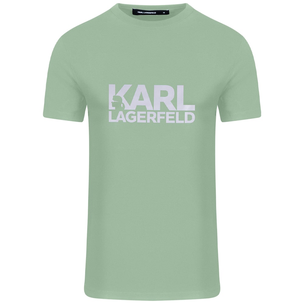 Karl Lagerfeld Πράσινο  T-shirt C Neck - 755087 552235