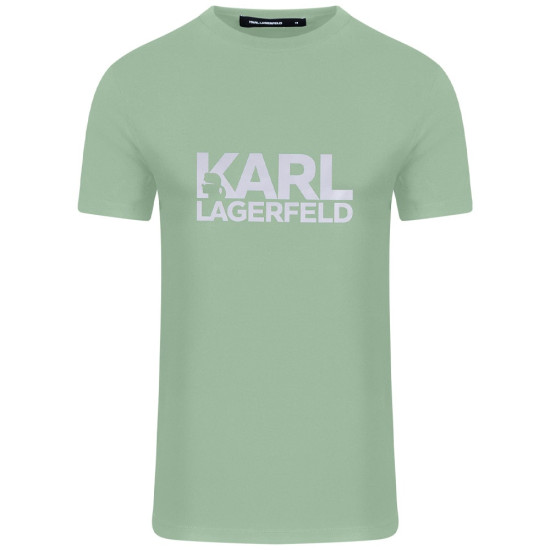 Karl Lagerfeld Πράσινο  T-shirt C Neck - 755087 552235