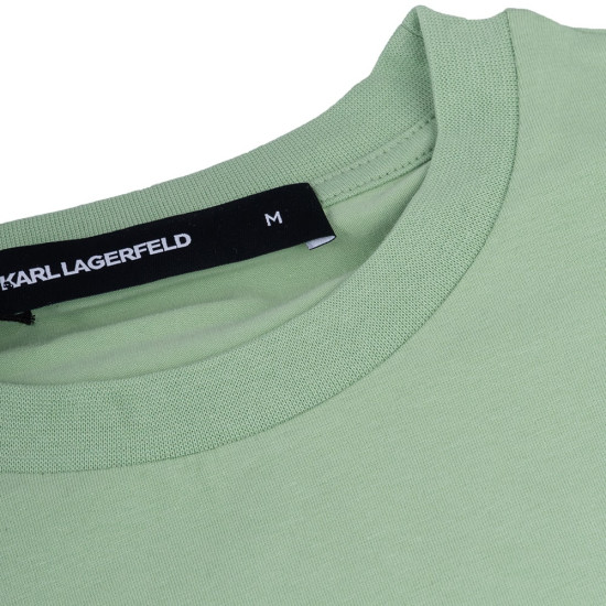 Karl Lagerfeld Πράσινο  T-shirt C Neck - 755087 552235