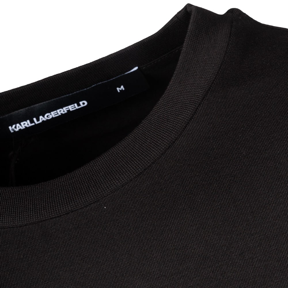 Karl Lagerfeld Μαύρο T-shirt C Neck - 755087 554235