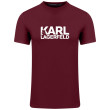 Karl Lagerfeld Μπορντό T-shirt C Neck - 755087 554235