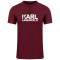 Karl Lagerfeld Μπορντό T-shirt C Neck - 755087 554235
