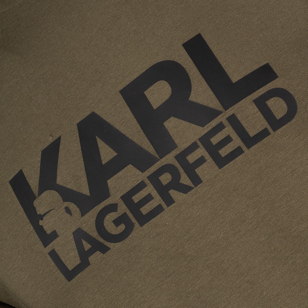 Karl Lagerfeld Λαδί T-shirt C Neck - 755087 554235