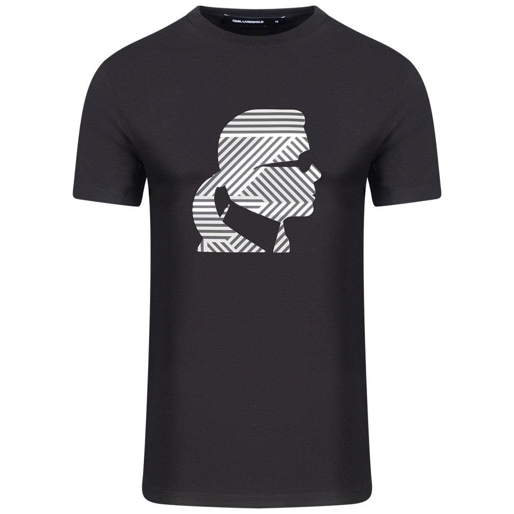 Karl Lagerfeld Μαύρο  T-shirt C Neck - 755088 551221
