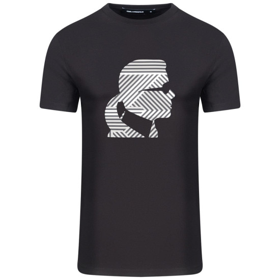 Karl Lagerfeld Μαύρο  T-shirt C Neck - 755088 551221