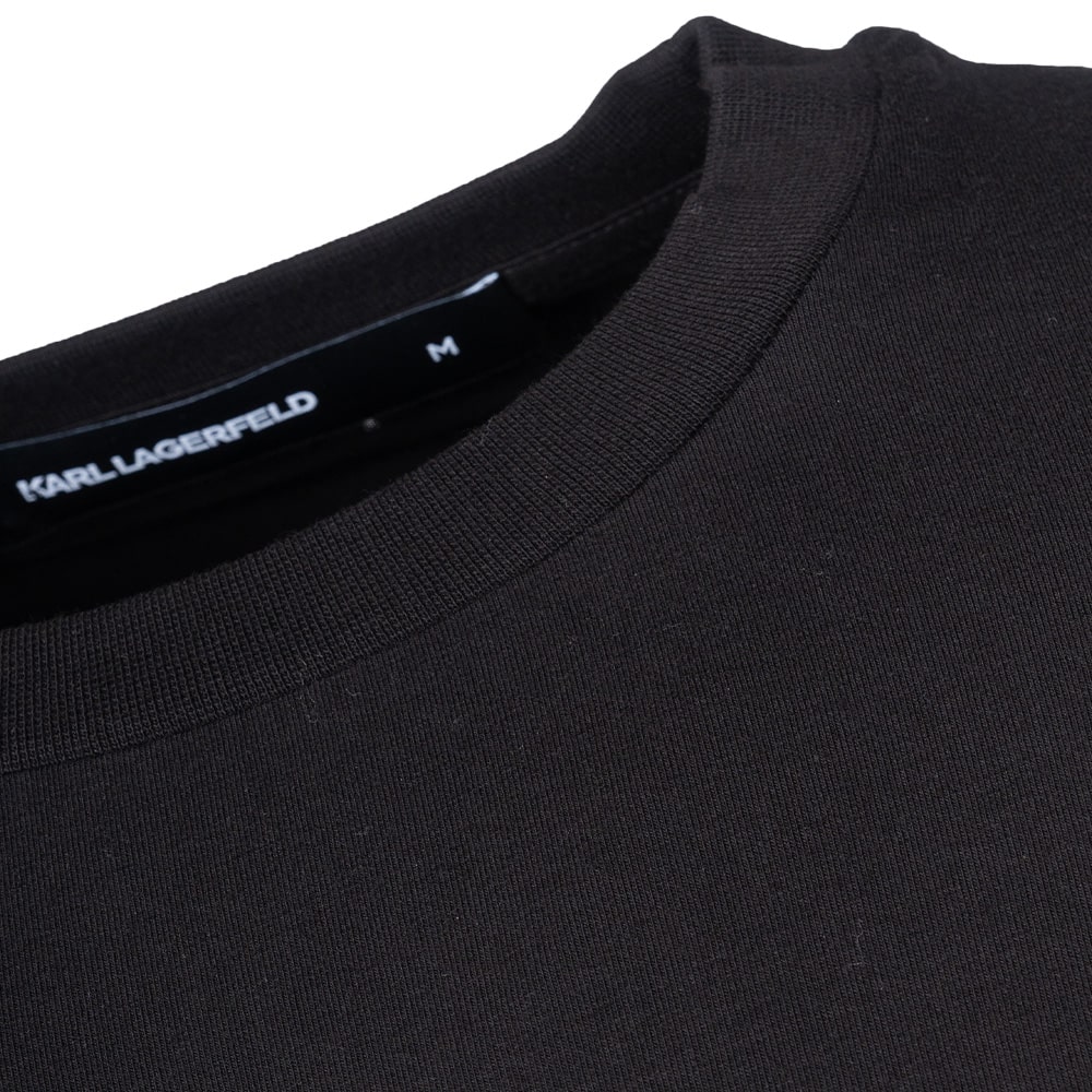 Karl Lagerfeld Μαύρο  T-shirt C Neck - 755088 551221