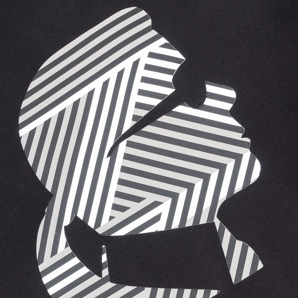 Karl Lagerfeld Μαύρο  T-shirt C Neck - 755088 551221