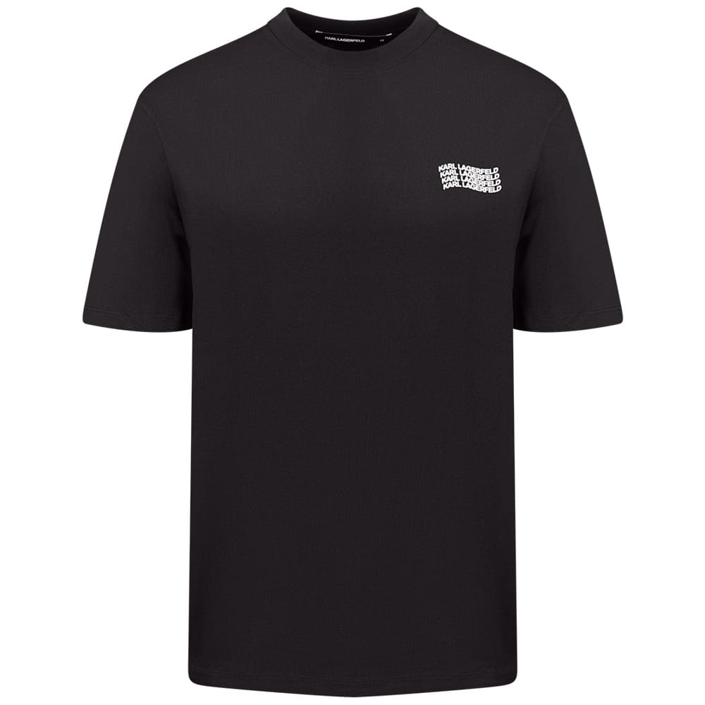 Karl Lagerfeld Μαύρο T-shirt C Neck - 755145 562224