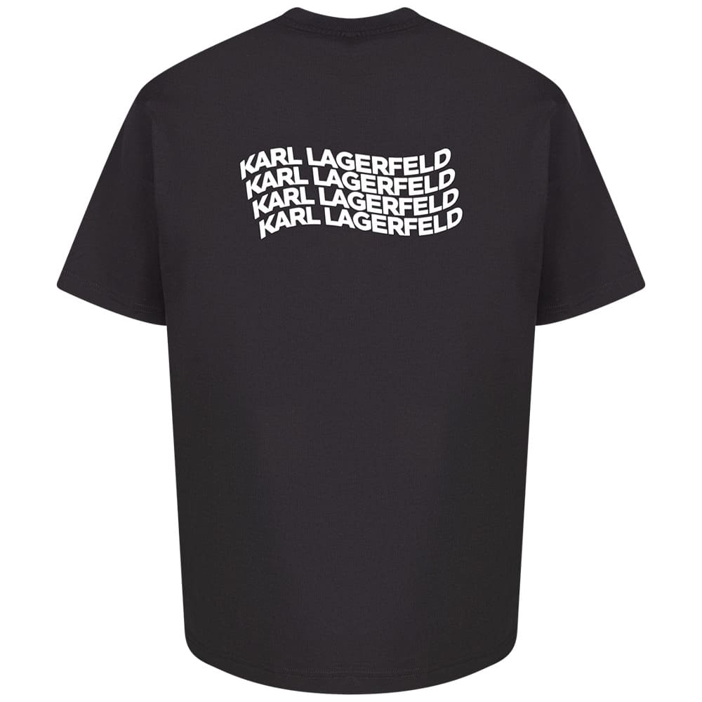 Karl Lagerfeld Μαύρο T-shirt C Neck - 755145 562224
