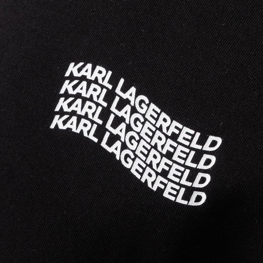 Karl Lagerfeld Μαύρο T-shirt C Neck - 755145 562224