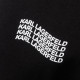 Karl Lagerfeld Μαύρο T-shirt C Neck - 755145 562224