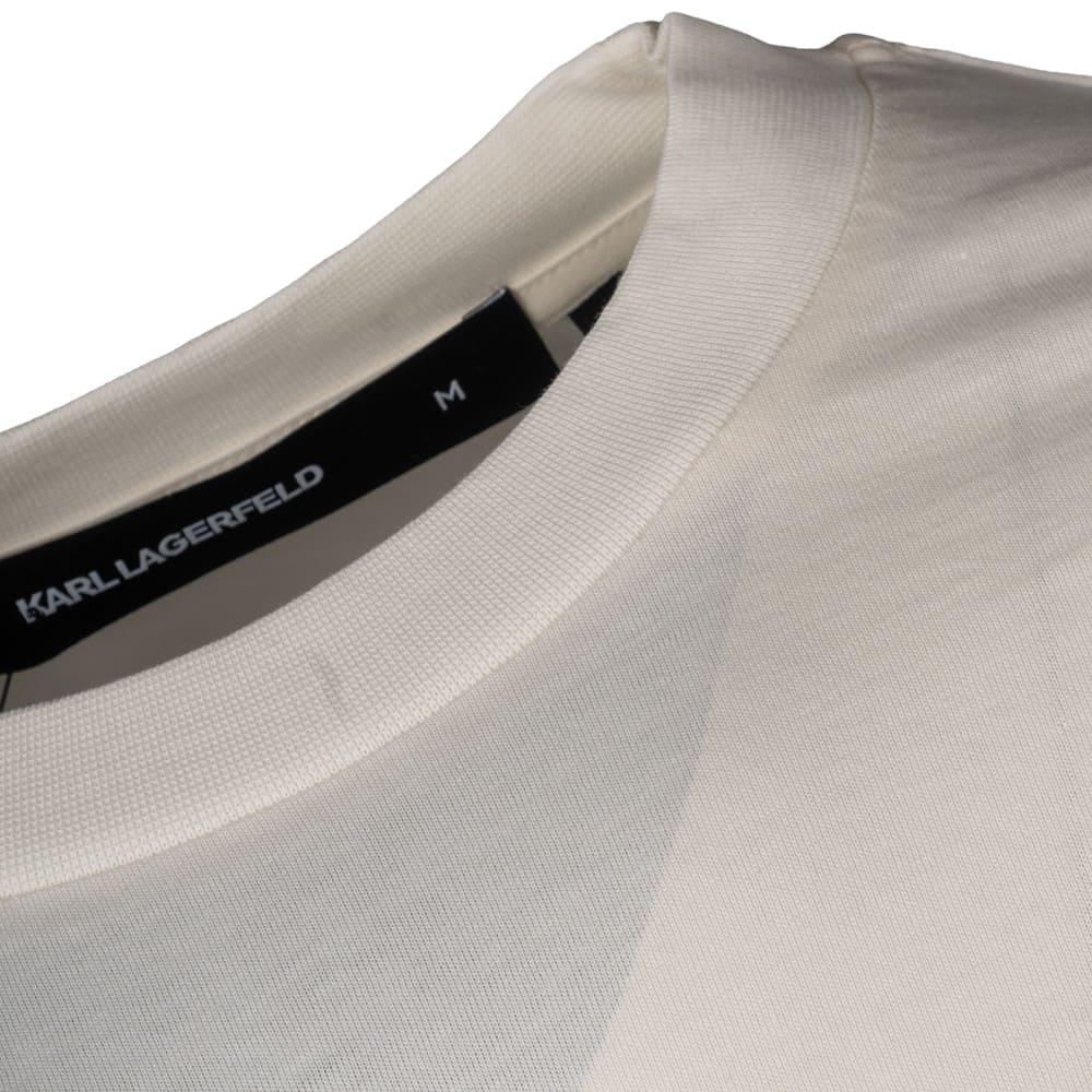 Karl Lagerfeld Εκρού T-shirt C Neck - 755146 562224